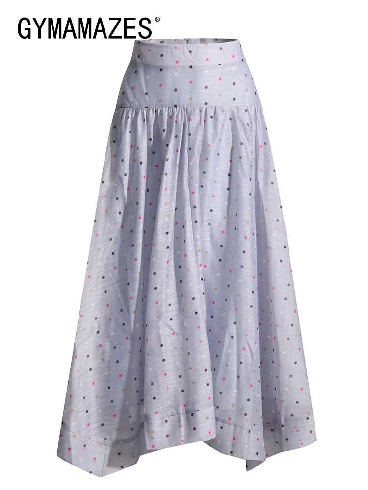 GYMAMAZES Colorblock Polka Dot Skirt For Women High Waist Ruched A Line Midi Skirts Female Autumn Clothing Fashion Casual 2022
GYMAMAZES Colorblock Polka Dot Skirt For Women High Waist Ruched A Line Midi Skirts Female Autumn Clothing Fashion Casual 2022