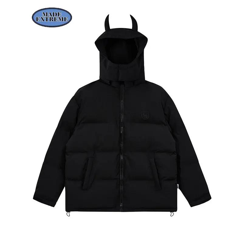 MADE EXTREME Hip Hop Parkas Little Devil High Street Outwear Streetwear Harajuku Cotton Fashion Men's Y2k Puffer Jacket
MADE EXTREME Hip Hop Parkas Little Devil High Street Outwear Streetwear Harajuku Cotton Fashion Men's Y2k Puffer Jacket