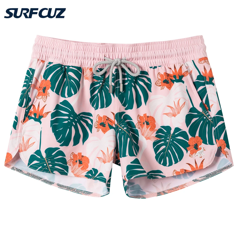 SURFCUZ Women's Board Shorts 4 Way Stretch Floral Beach Swim Shorts Quick Dry Swimwear Bottoms Surfing Swimming Trunks for Women
SURFCUZ Women's Board Shorts 4 Way Stretch Floral Beach Swim Shorts Quick Dry Swimwear Bottoms Surfing Swimming Trunks for Women