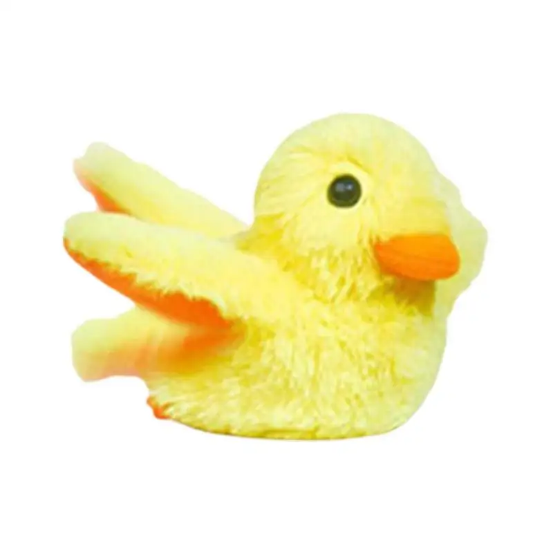 

Flapping Duck Cat Toys Interactive Electric Bird Toys Washable Cat Plush Toy With Catnip Vibration Sensor Cats Game Toy Kitten
