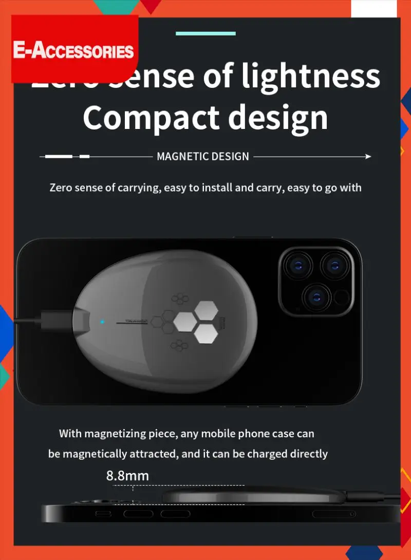 Mini Own Charging Cable 15w Wireless Charging Stand Fast Charging Fast Charging Wireless Charger High-quality Qi Chip Portable
Mini Own Charging Cable 15w Wireless Charging Stand Fast Charging Fast Charging Wireless Charger High-quality Qi Chip Portable
