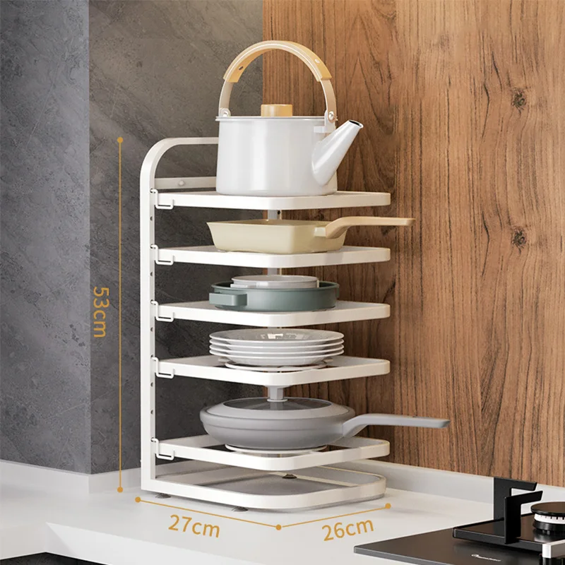 Wall-mounted Storage Rack Holder Cupboard Organizer Kitchen Cabinets Pots Countertop Under Sink Dishes Pans 3-Tiers 5-Tiers
Wall-mounted Storage Rack Holder Cupboard Organizer Kitchen Cabinets Pots Countertop Under Sink Dishes Pans 3-Tiers 5-Tiers