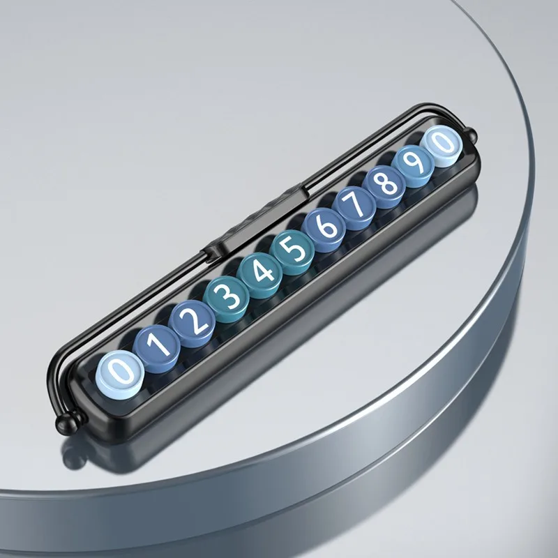 Креативная автомобильная временная парковочная табличка с номером телефона, металлическая раздвижная скрытая светящаяся парковочная помощь, аксессуары для гаража, интерьер автомобиля