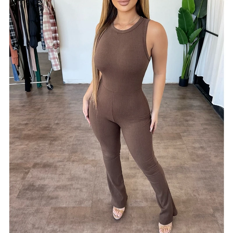 Rompers Womens Jumpsuit Spring Sleeveless Zip Slim Sexy Bodycon One Piece Outfits Casual Vacation Outfits Streetwear Wholesale
Rompers Womens Jumpsuit Spring Sleeveless Zip Slim Sexy Bodycon One Piece Outfits Casual Vacation Outfits Streetwear Wholesale
