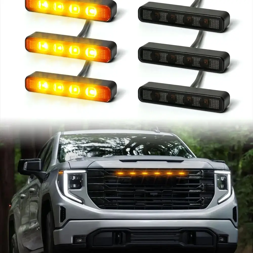 Автомобильные передние решетчатые светильники для автомобилей, внедорожников, планшетов, лампы для внедорожников в универсальном стиле, 6 шт.
Автомобильные передние решетчатые светильники для автомобилей, внедорожников, планшетов, лампы для внедорожников в универсальном стиле, 6 шт.