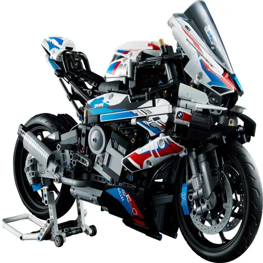 NEW MOC 42130 1920PCS M1000RR Motorcycle Model Assembled LED Building Block Bricks DIY Toys For Children Birthday Gift
NEW MOC 42130 1920PCS M1000RR Motorcycle Model Assembled LED Building Block Bricks DIY Toys For Children Birthday Gift