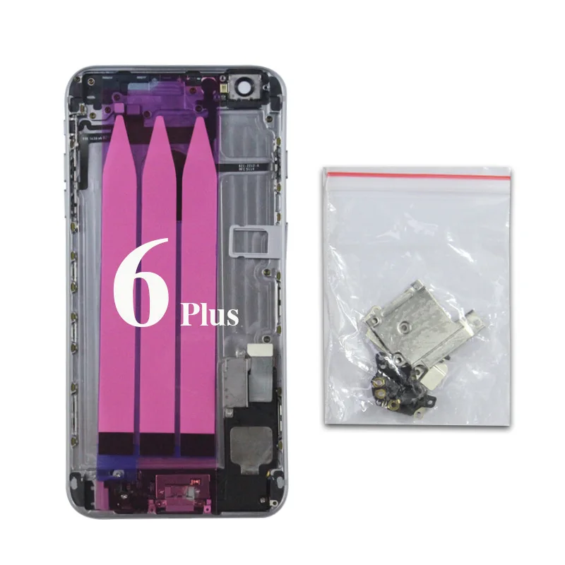 10pcs for iPhone6plus Full Housing Assembly Rear Housing Full Assembly with Small Parts Replacement
10pcs for iPhone6plus Full Housing Assembly Rear Housing Full Assembly with Small Parts Replacement