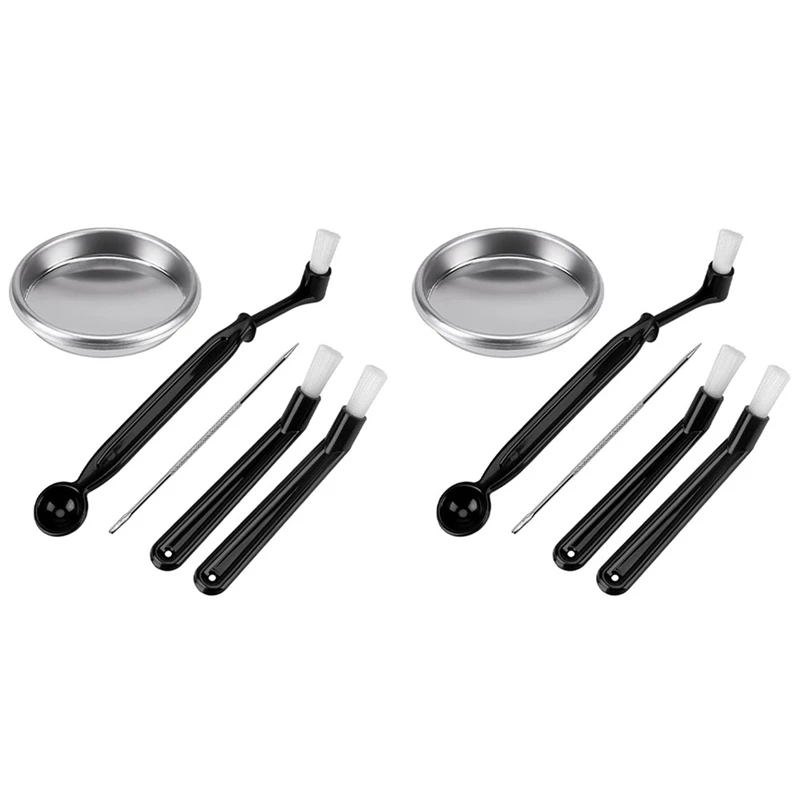 10Pcs Coffee Machine Brush With Spoon Coffee Grinder Brush Coffee Machine Group Head Cleaning Metal Blind Bowl
10Pcs Coffee Machine Brush With Spoon Coffee Grinder Brush Coffee Machine Group Head Cleaning Metal Blind Bowl