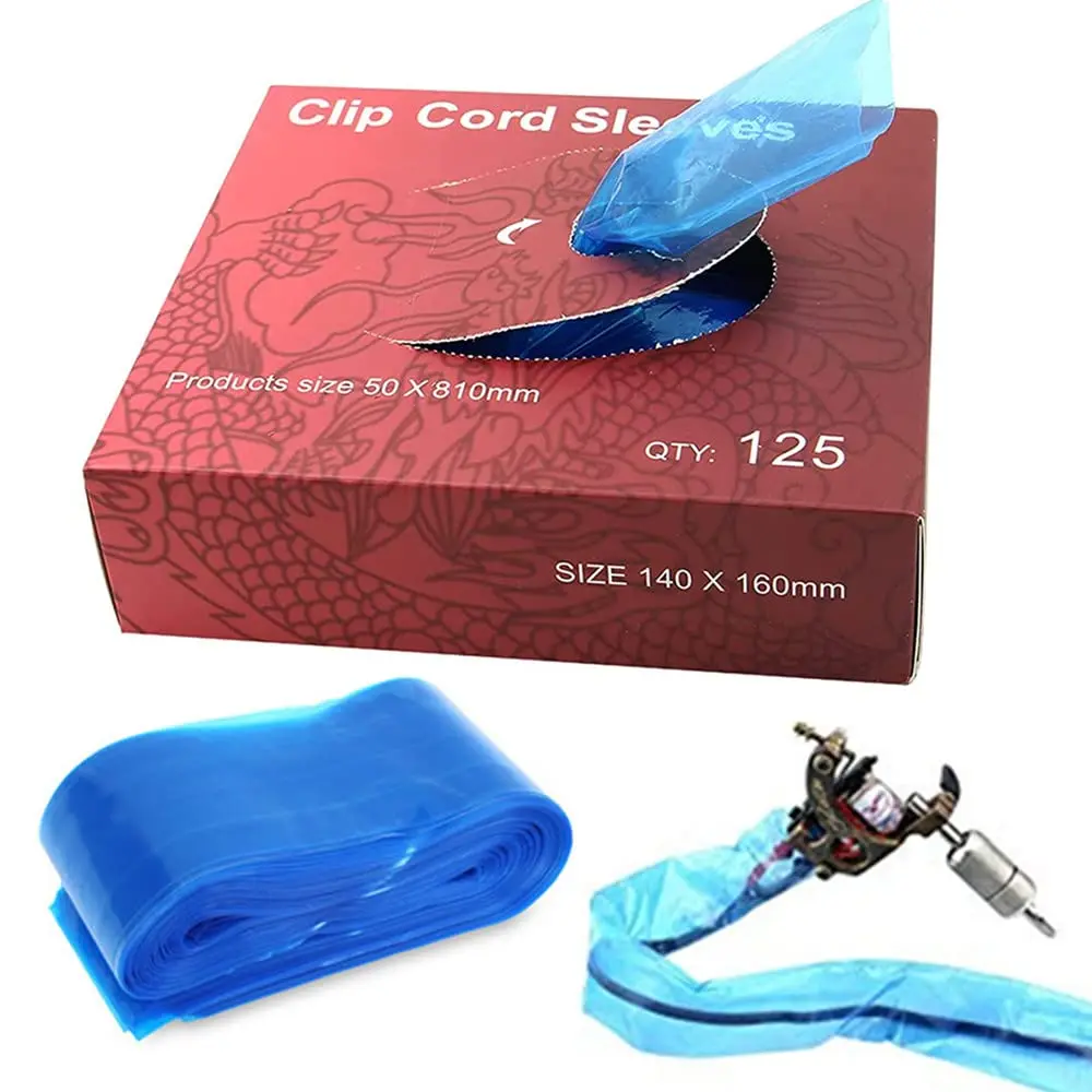 125pcs Tattoo Clip Cord Sleeves Bag Disposable Blue Clip Cord Cover Bags Clean Barrier Supply For Tattoo Clip Cord Free Shipping
125pcs Tattoo Clip Cord Sleeves Bag Disposable Blue Clip Cord Cover Bags Clean Barrier Supply For Tattoo Clip Cord Free Shipping