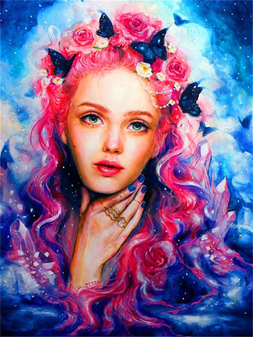 DIY AB Diamond Painting Landscape Woman Portrait Flower Full Circle Diamond Embroidery Mosaic Home Decor diamond painting tools
DIY AB Diamond Painting Landscape Woman Portrait Flower Full Circle Diamond Embroidery Mosaic Home Decor diamond painting tools