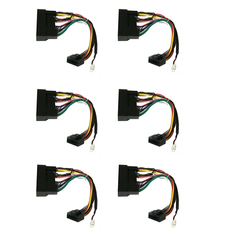 6X Car Stereo Audio 16 PIN Android Power Wiring Harness Adaptor For KIA Carens K2/K3/K4/K5 Hyundai IX35 Elantra Sonata
6X Car Stereo Audio 16 PIN Android Power Wiring Harness Adaptor For KIA Carens K2/K3/K4/K5 Hyundai IX35 Elantra Sonata