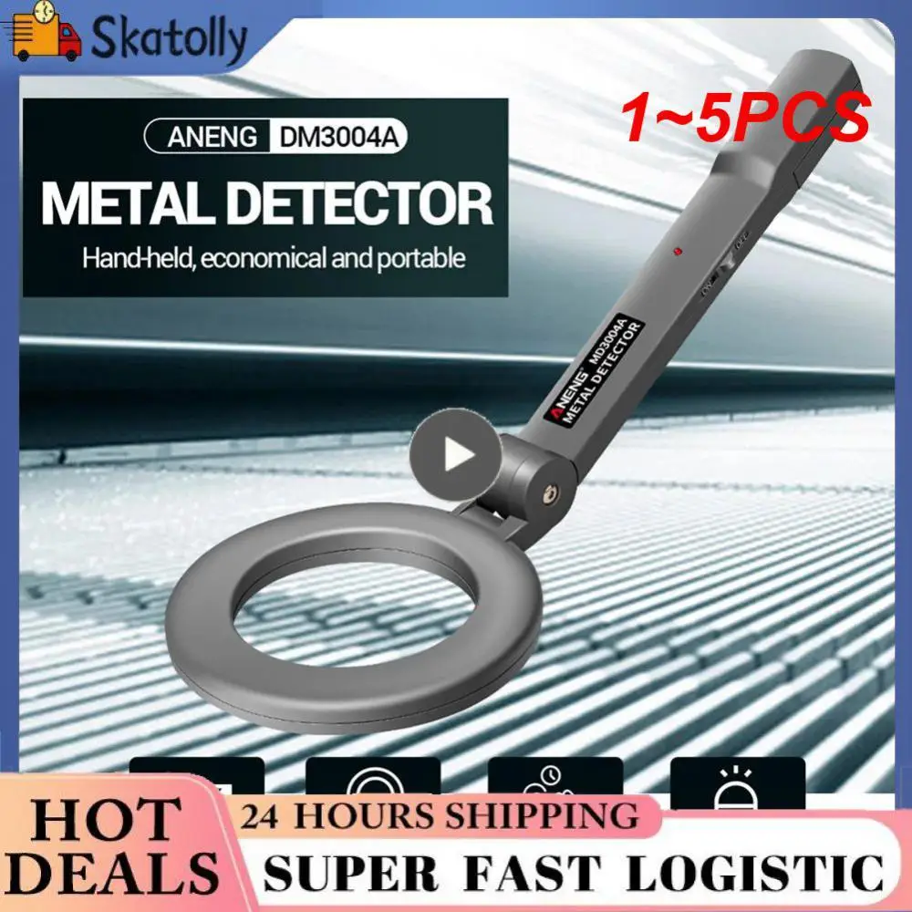 1~5PCS Metal Detector DM3004A Portable Handheld Folding Metal Finder Tracker Pinpointer Alarm Sensitive Search Coil Metal Detect
1~5PCS Metal Detector DM3004A Portable Handheld Folding Metal Finder Tracker Pinpointer Alarm Sensitive Search Coil Metal Detect