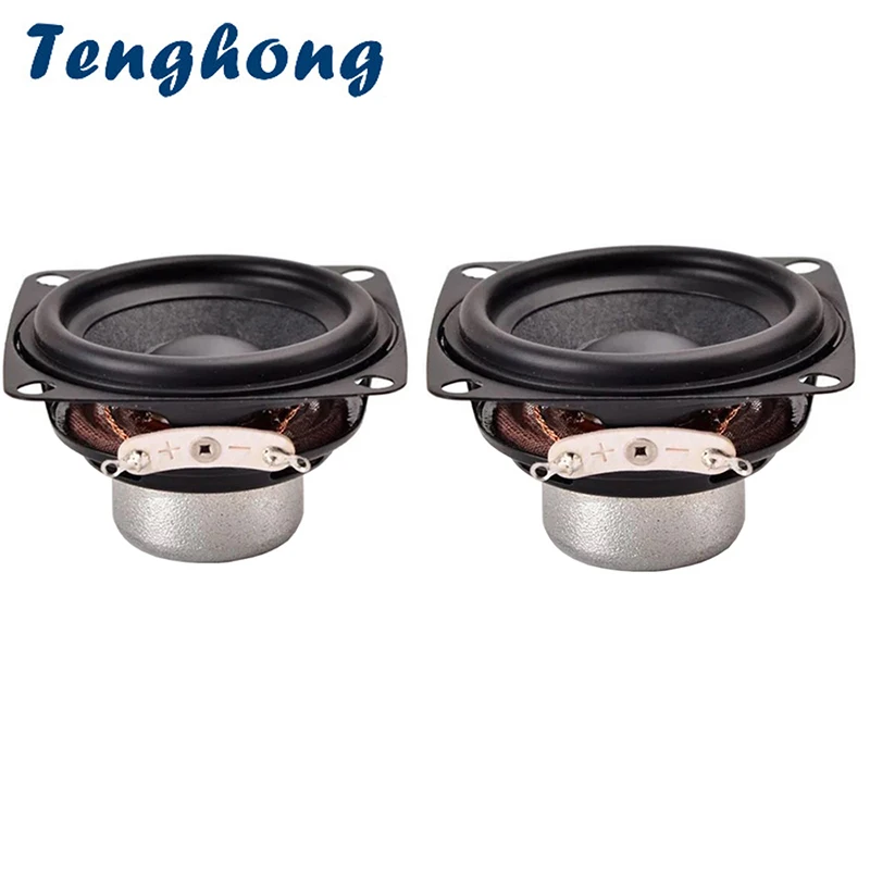 

Tenghong 2pcs 52MM 2 Inch Portable Audio Full Range Speakers 4 Ohm 10W 18 Core Bluetooth Music Home Theater Sound Loudspeaker
