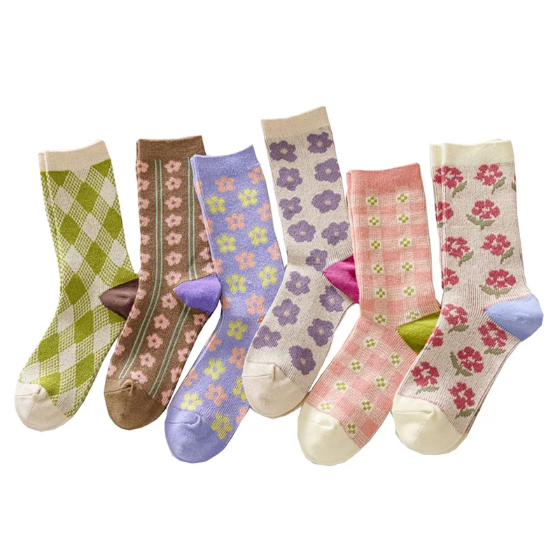 2 Pair Winter Long Leg Warmers Korean Style Women Socks Flowers Print Cotton Socks Fashion Female Skateboard Kawaii Socken Damen
2 Pair Winter Long Leg Warmers Korean Style Women Socks Flowers Print Cotton Socks Fashion Female Skateboard Kawaii Socken Damen