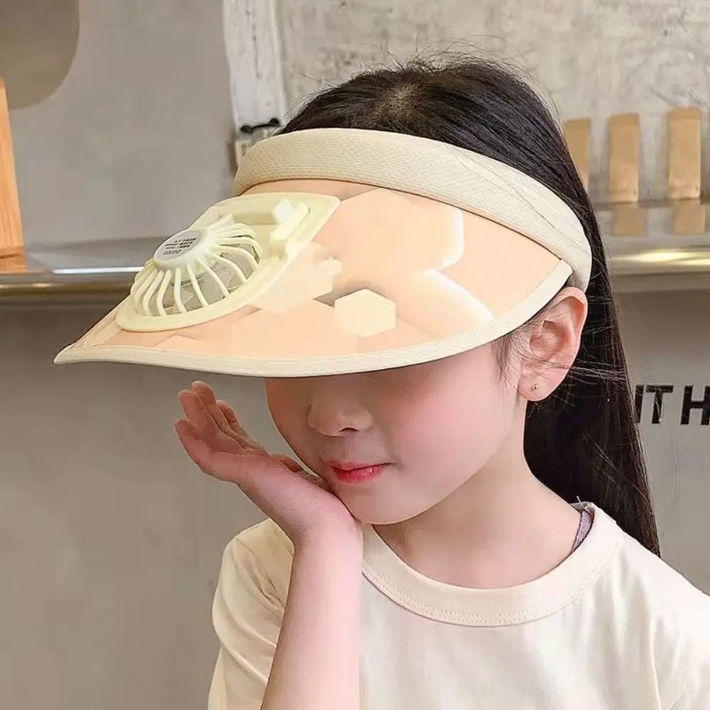 Electric Fan Beach Hat Summer Sunshade Cap Wide Brim Empty Top Hat Children Sun Visor Hat Korean Style Cap Kids Sun Hat
Electric Fan Beach Hat Summer Sunshade Cap Wide Brim Empty Top Hat Children Sun Visor Hat Korean Style Cap Kids Sun Hat