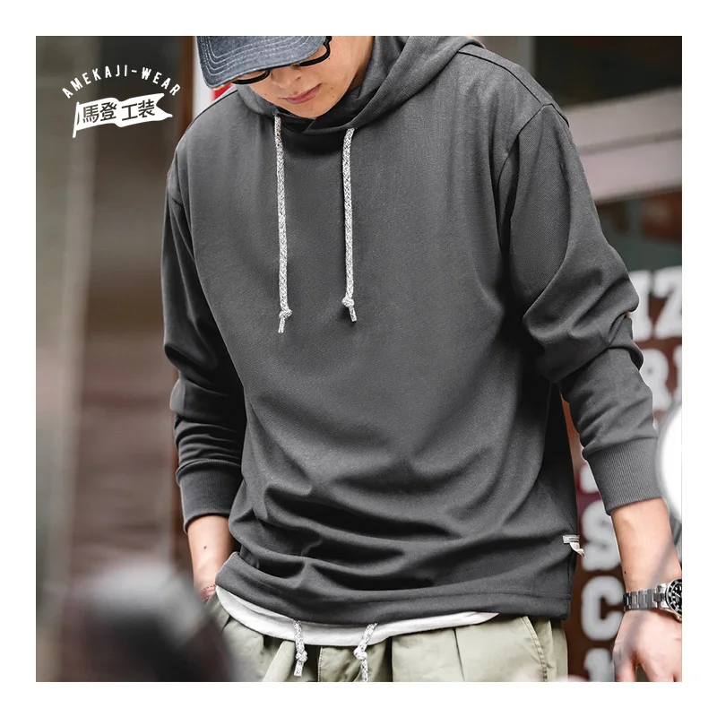 Maden Casual Waffle Gray Drawstring Hoodies Spring and Autumn Long-sleeved Sweatshirts Cardigan Hooded Men's Hoodie y2k Clothes
Maden Casual Waffle Gray Drawstring Hoodies Spring and Autumn Long-sleeved Sweatshirts Cardigan Hooded Men's Hoodie y2k Clothes