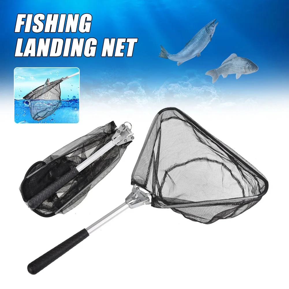 50cm Portable Fish Landing Net Folding with Aluminum Alloy Rod Foldable Fishing Net Pole Landing Net for Kayak Fly Fishing Tool
50cm Portable Fish Landing Net Folding with Aluminum Alloy Rod Foldable Fishing Net Pole Landing Net for Kayak Fly Fishing Tool