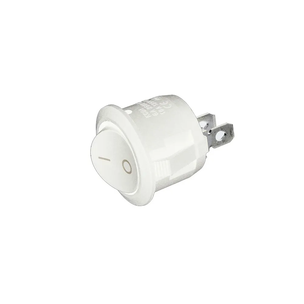 5x Mini Round White 2 Pin Terminal SPST ON-OFF Rocker Switch Snap-in 20mm 12V Camper Van/Motorhome/Caravan/Boat Accessories
5x Mini Round White 2 Pin Terminal SPST ON-OFF Rocker Switch Snap-in 20mm 12V Camper Van/Motorhome/Caravan/Boat Accessories