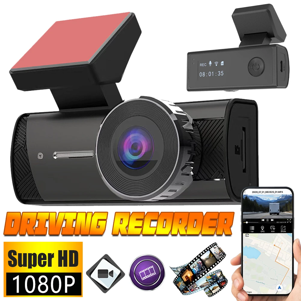 Wireless HD 1080P Dash Camera Car DVR Dash Camera Accessories Multifunctional Use Night Version Auto For Bmw Tesla VW Truck Tax
Wireless HD 1080P Dash Camera Car DVR Dash Camera Accessories Multifunctional Use Night Version Auto For Bmw Tesla VW Truck Tax