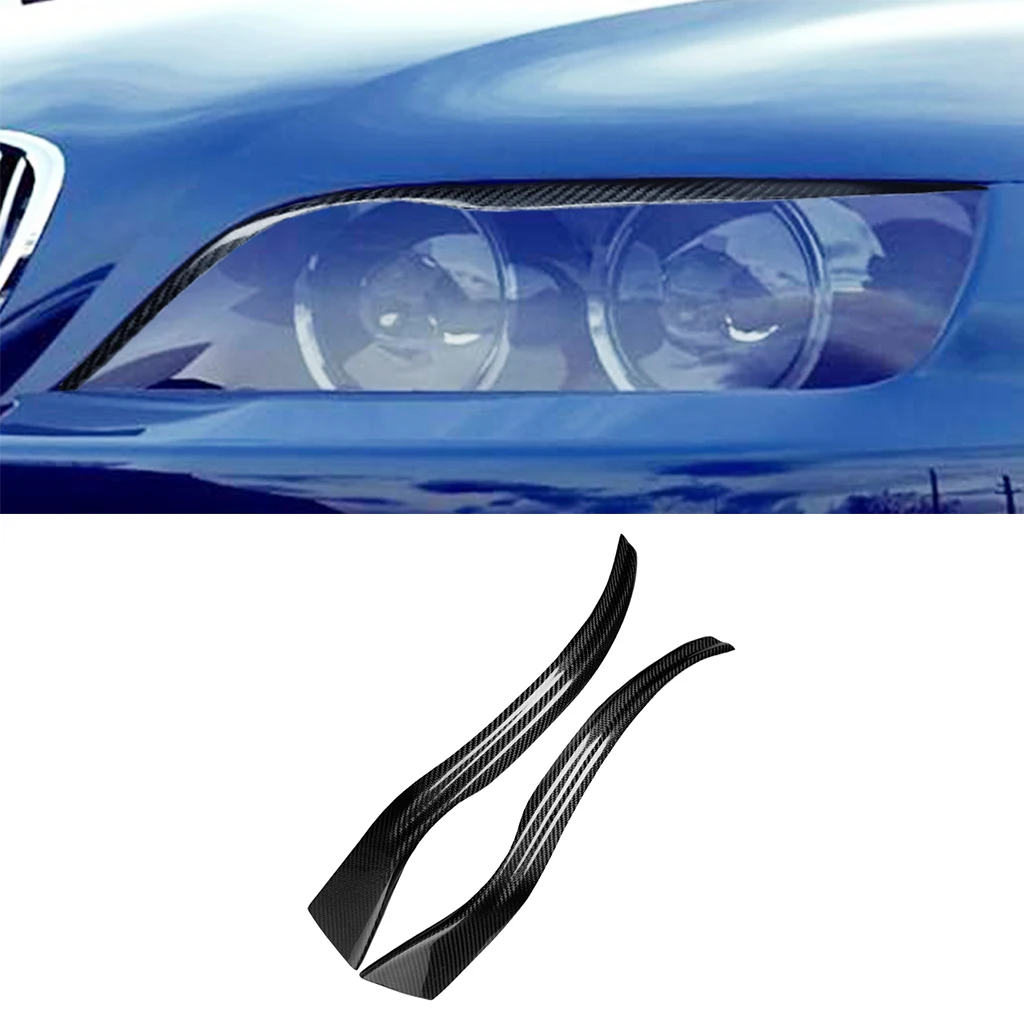 

1 пара автомобильных фар из углеродного волокна, накладки на веки для бровей для BMW Z3 Roadster 1996 1997 1998 1999 2000 2001 2002