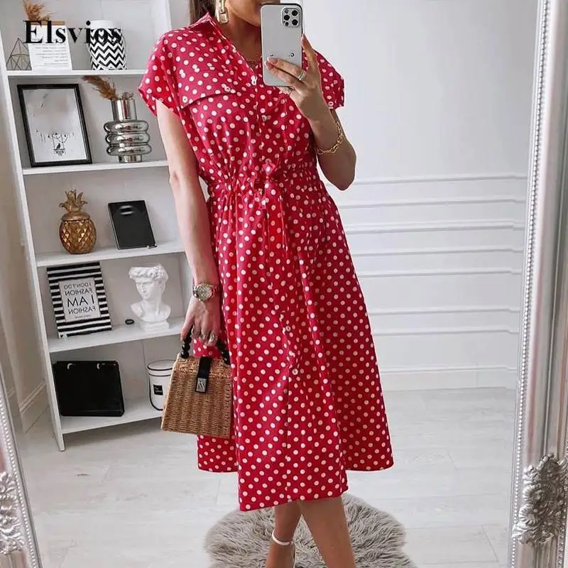 Женское однобортное платье-рубашка, повседневное Элегантное Длинное Платье-трапеция с отложным воротником, коротким рукавом и завязкой в г...
Женское однобортное платье-рубашка, повседневное Элегантное Длинное Платье-трапеция с отложным воротником, коротким рукавом и завязкой в г...