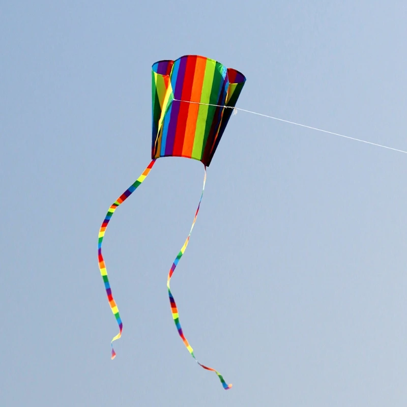 Happyy baby New Rainbow Parafoil Kite With Tails Soft Kite Flying Toys Give 30m Kite Line
Happyy baby New Rainbow Parafoil Kite With Tails Soft Kite Flying Toys Give 30m Kite Line