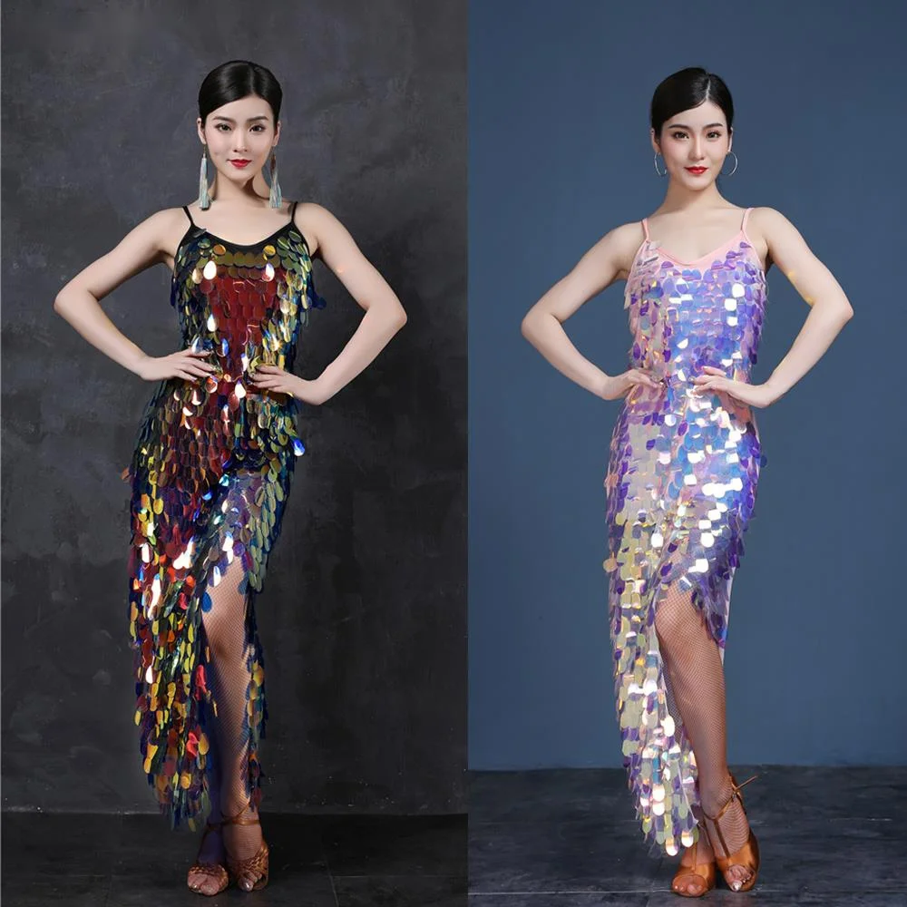 Latin Dance Dress Costumes Latin Dancing Shinning Women Latindance Night Club Set Competition Latino Long Dresses Big Sequins
Latin Dance Dress Costumes Latin Dancing Shinning Women Latindance Night Club Set Competition Latino Long Dresses Big Sequins