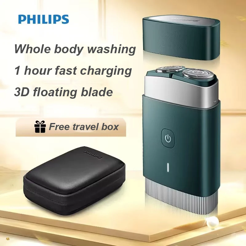 Электробритва Philips, портативная бритва с плавающим 3d-лезвием, 1 час работы, триммер для бороды с быстрой зарядкой и дорожной коробкой
Электробритва Philips, портативная бритва с плавающим 3d-лезвием, 1 час работы, триммер для бороды с быстрой зарядкой и дорожной коробкой