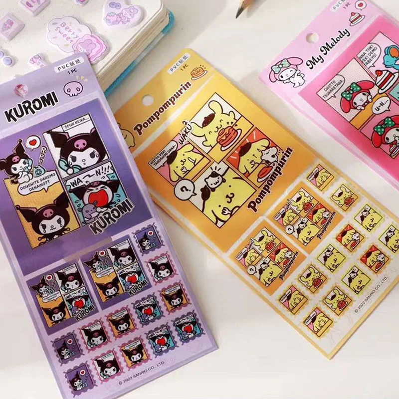 9-20mm New Sanrio Cute Family PVC Waterproof Sticker Kulome Pudding Melody Sticker Hand Account Material Decoration Kawaii Like
9-20mm New Sanrio Cute Family PVC Waterproof Sticker Kulome Pudding Melody Sticker Hand Account Material Decoration Kawaii Like