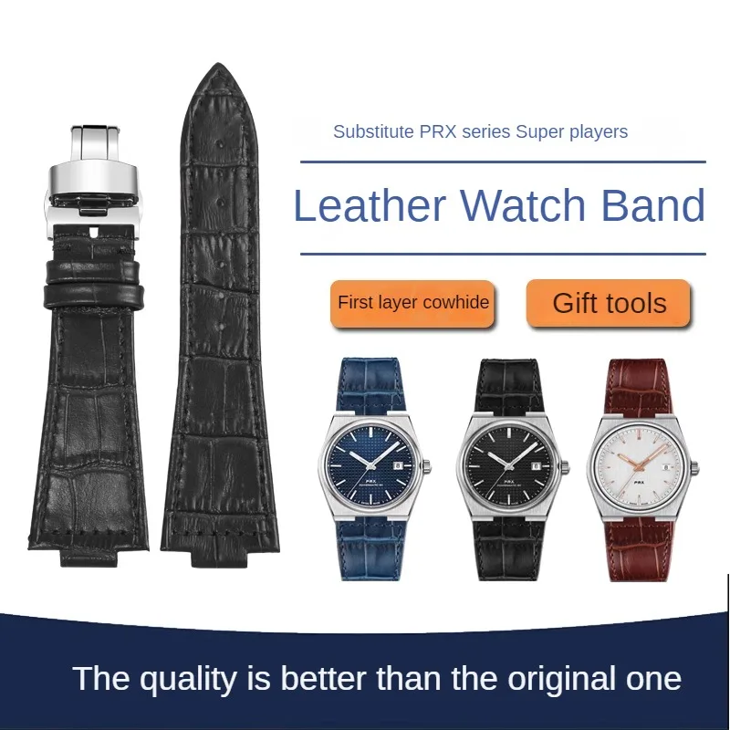 Genuine Leather Watch Strap Replacement PRX Series Super Player T137.407/410 Convex Interface Cowhide Watchband 12mm
Genuine Leather Watch Strap Replacement PRX Series Super Player T137.407/410 Convex Interface Cowhide Watchband 12mm
