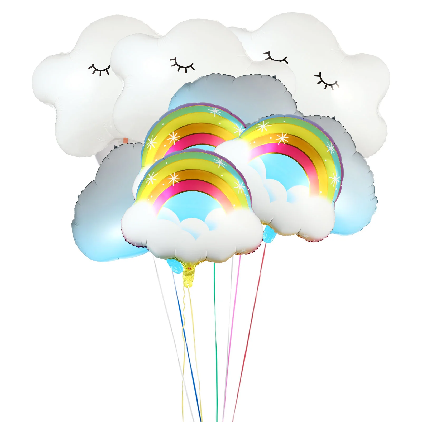 Balloons Rainbow Mylar Cloud Birthday Foil Baby Shower Party Balloon Banner Decor Aluminum Heliumcartoon Happy Scene Decoration
Balloons Rainbow Mylar Cloud Birthday Foil Baby Shower Party Balloon Banner Decor Aluminum Heliumcartoon Happy Scene Decoration