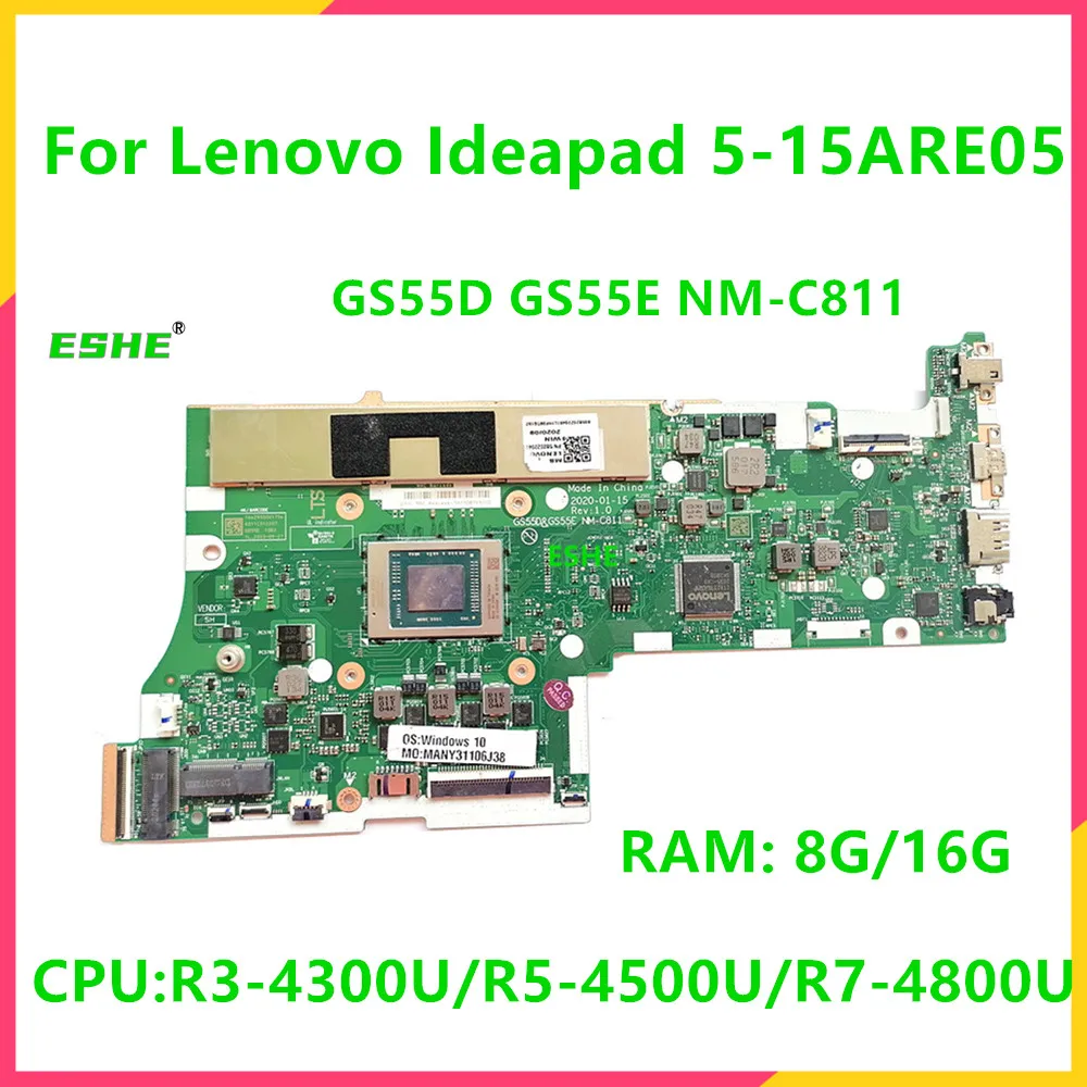 Женская материнская плата для ноутбука Lenovo Ideapad 5-15ARE05 5B20S44364 5B20Z20481
Женская материнская плата для ноутбука Lenovo Ideapad 5-15ARE05 5B20S44364 5B20Z20481