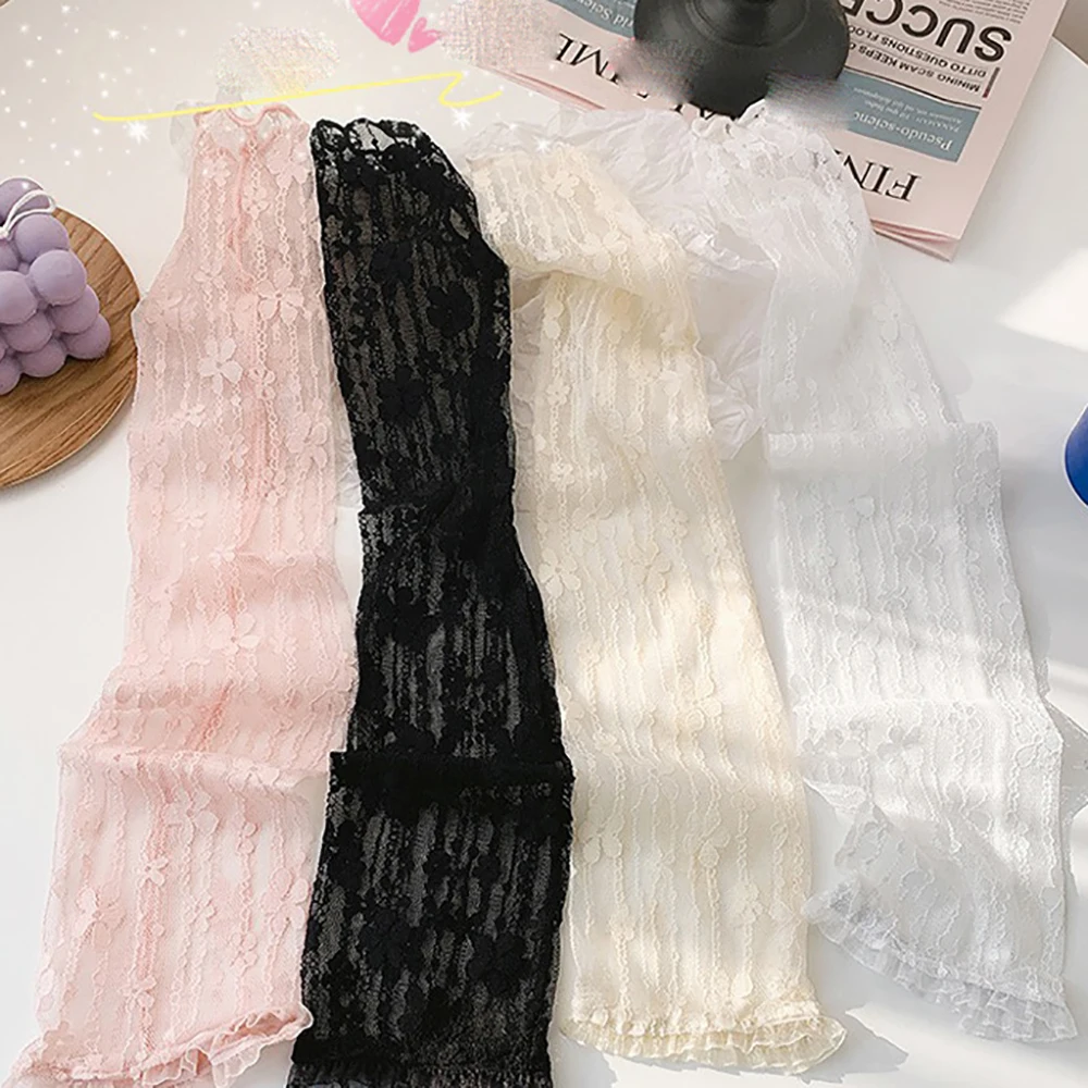 Fashion Outdoor Driving Sports Running Fishing Lace sleeve Flower Arm Sleeves Sun Protection Cooling Sleeves 
Fashion Outdoor Driving Sports Running Fishing Lace sleeve Flower Arm Sleeves Sun Protection Cooling Sleeves