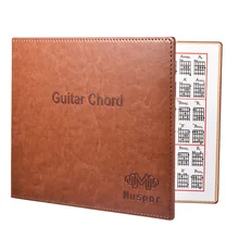 Guitar Chord Book Cover Folk Electric Acoustic Guitar Chord Diagrams Chord Notebook Guitar Beginner Accessory for Guitar