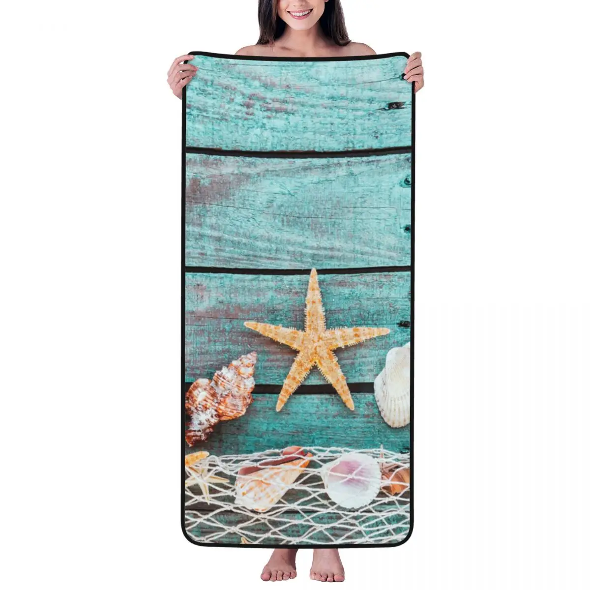 Pretty Turquoise Blue Nautical Beach Towel for Adult Kids Microfiber Bath Towel Blanket for Camping Swim Pool Travel Beach Gym
Pretty Turquoise Blue Nautical Beach Towel for Adult Kids Microfiber Bath Towel Blanket for Camping Swim Pool Travel Beach Gym