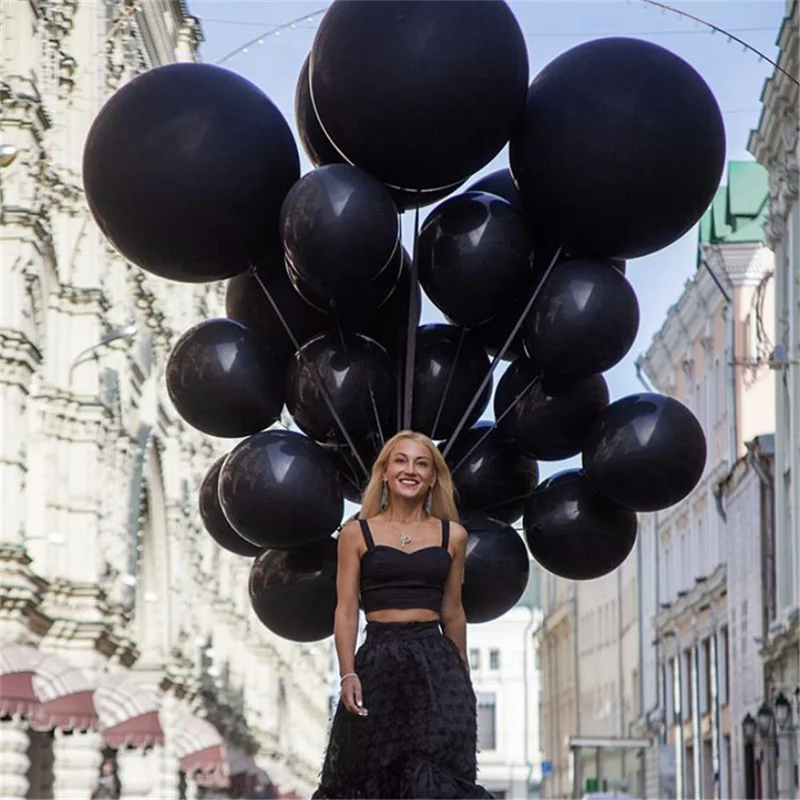 5/10/12/18/24/36inch Black Latex Balloons Helium Balloon Birthday Party Decorations Mariage Wedding Decoration Supplies Globos
5/10/12/18/24/36inch Black Latex Balloons Helium Balloon Birthday Party Decorations Mariage Wedding Decoration Supplies Globos