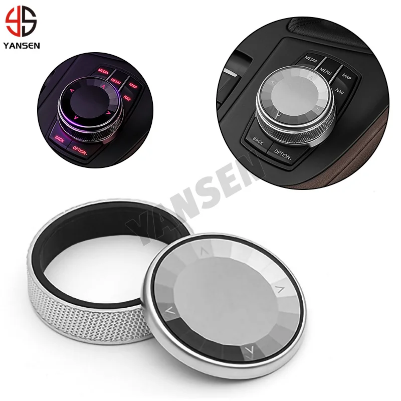 For BMW 1 2 3 5 7 Series X1 X3 X4 X5 X6 E90 E92 F10 F20 F30 F15 G20 G30 Aluminum Multimedia Knob Cover Sticker Car Accessories
For BMW 1 2 3 5 7 Series X1 X3 X4 X5 X6 E90 E92 F10 F20 F30 F15 G20 G30 Aluminum Multimedia Knob Cover Sticker Car Accessories