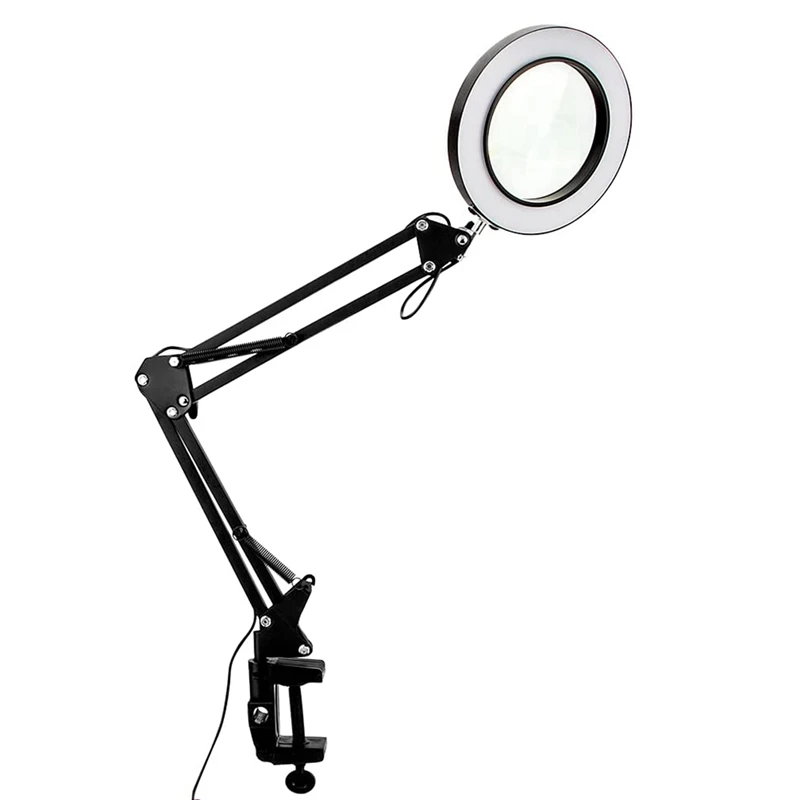 3 Set 10X Magnifying Glass With Light And Clamp 3 Color Modes 10 Brightness Adjustable Magnifying Desk Lamp
3 Set 10X Magnifying Glass With Light And Clamp 3 Color Modes 10 Brightness Adjustable Magnifying Desk Lamp