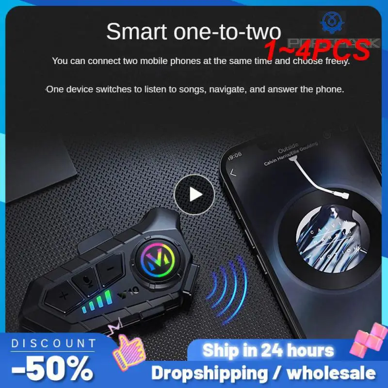 1~4PCS Kebidumei BT12 Motorcycle Bluetooth 5.0 Helmet Earphone Wireless Headset Hands-free call Kit Stereo Anti-interference
1~4PCS Kebidumei BT12 Motorcycle Bluetooth 5.0 Helmet Earphone Wireless Headset Hands-free call Kit Stereo Anti-interference