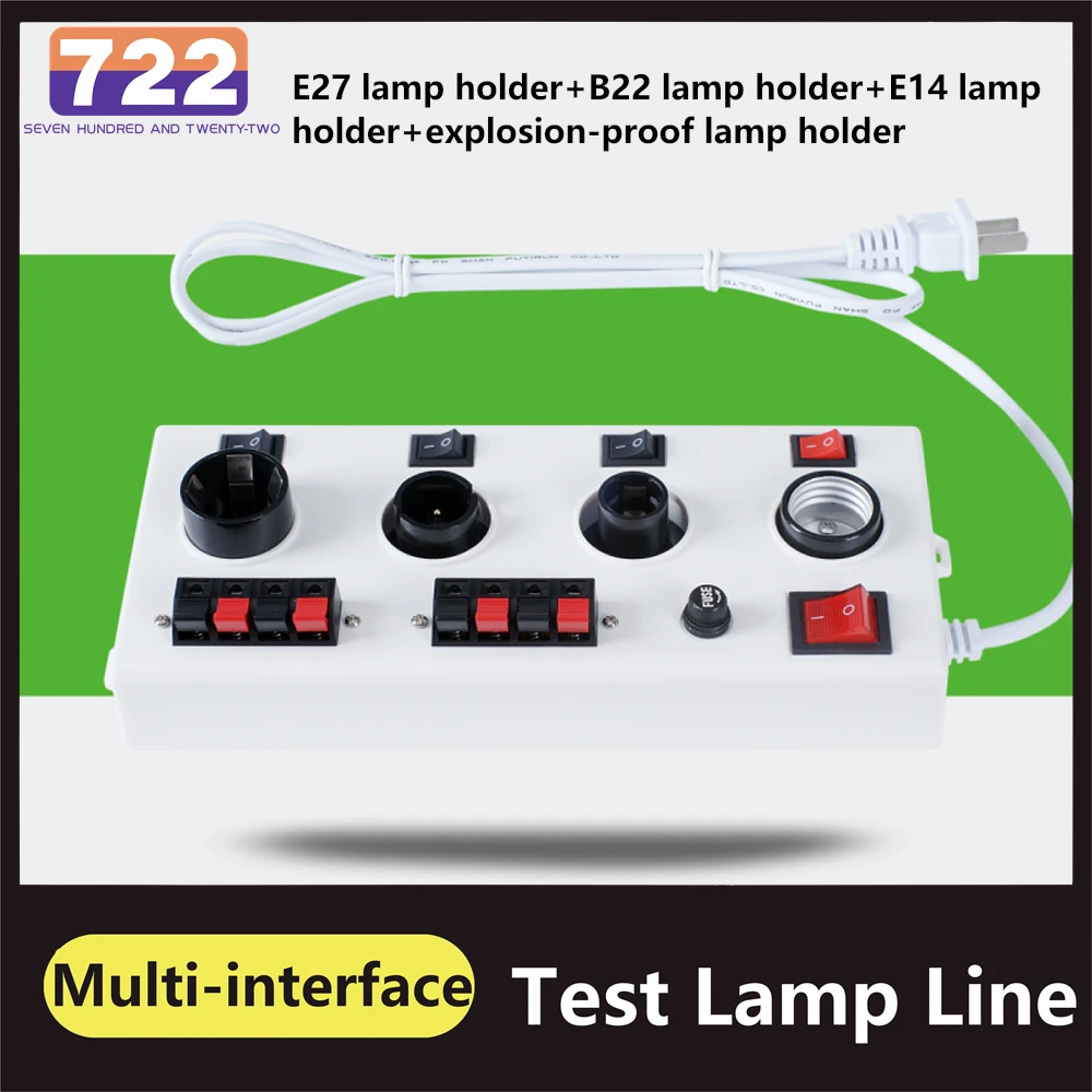 LED Quick Test Light Box Voltage Power Tester for E27 B22 E14 Lamp Explosion-proof Lamp LED Lamp Bulb Tester Light Voltage
LED Quick Test Light Box Voltage Power Tester for E27 B22 E14 Lamp Explosion-proof Lamp LED Lamp Bulb Tester Light Voltage