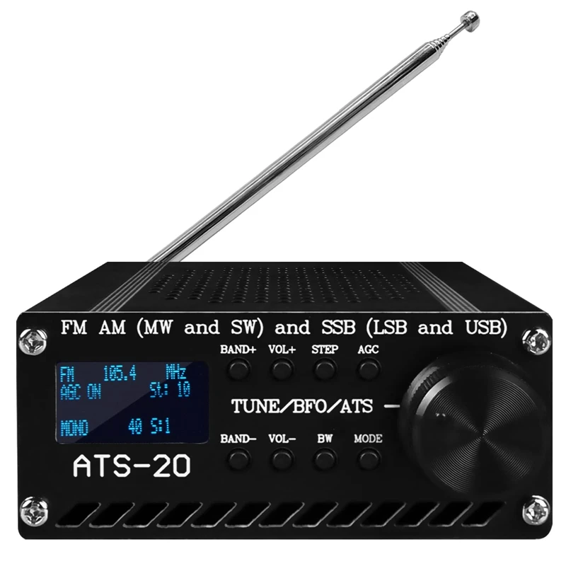 Si4732 All Band Radio Receiver FM AM (MW&SW) And SSB (LSB & USB) Portable Handheld Radio Recorder With Speaker, Antenna
Si4732 All Band Radio Receiver FM AM (MW&SW) And SSB (LSB & USB) Portable Handheld Radio Recorder With Speaker, Antenna