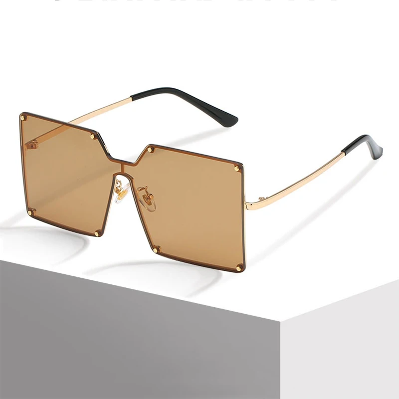 Rivet Square Frame Punk Sunglasses For Women Men Luxury Design Fashion Retro Male Female Car Driving Metal UV Protection Glasses
Rivet Square Frame Punk Sunglasses For Women Men Luxury Design Fashion Retro Male Female Car Driving Metal UV Protection Glasses