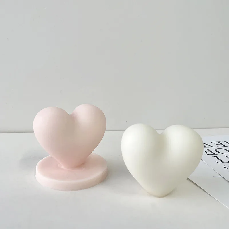 3D Love Heart Silicone Mold Aromatherapy Candle Plaster Resin Ornament Wax Candle Mould DIY Gift Chocolate Candy Molds
3D Love Heart Silicone Mold Aromatherapy Candle Plaster Resin Ornament Wax Candle Mould DIY Gift Chocolate Candy Molds