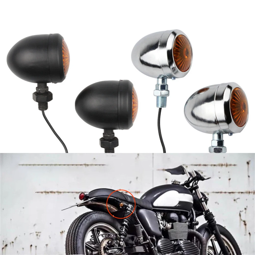 2pcs/Set Motorcycle Turn Signal Light Black Silver Shell Flashers Amber Lighting Blinker Universal Modification Lamps
2pcs/Set Motorcycle Turn Signal Light Black Silver Shell Flashers Amber Lighting Blinker Universal Modification Lamps