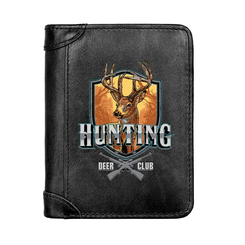 Luxury Hunting Deer Club Printing Genuine Leather Men Wallet Classic Pocket Slim Card Holder Male Short Coin Purses
Luxury Hunting Deer Club Printing Genuine Leather Men Wallet Classic Pocket Slim Card Holder Male Short Coin Purses