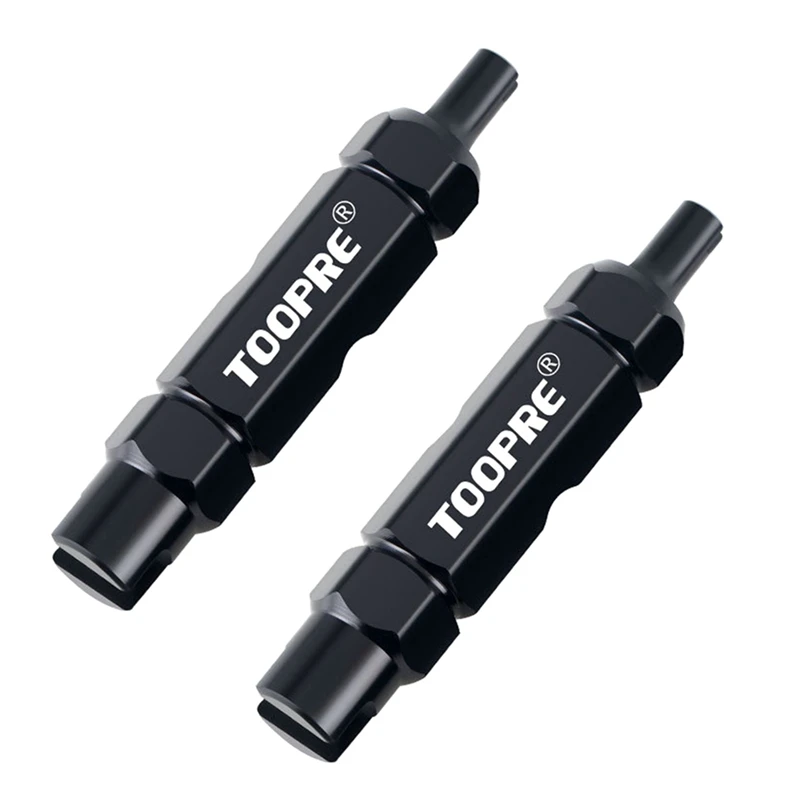 TOOPRE 2X 3 In 1 Valve Core Remover Tool, Valve Cores In Both Tubeless And Tubed Tires,Suits For Schrader And Presta Valve
TOOPRE 2X 3 In 1 Valve Core Remover Tool, Valve Cores In Both Tubeless And Tubed Tires,Suits For Schrader And Presta Valve