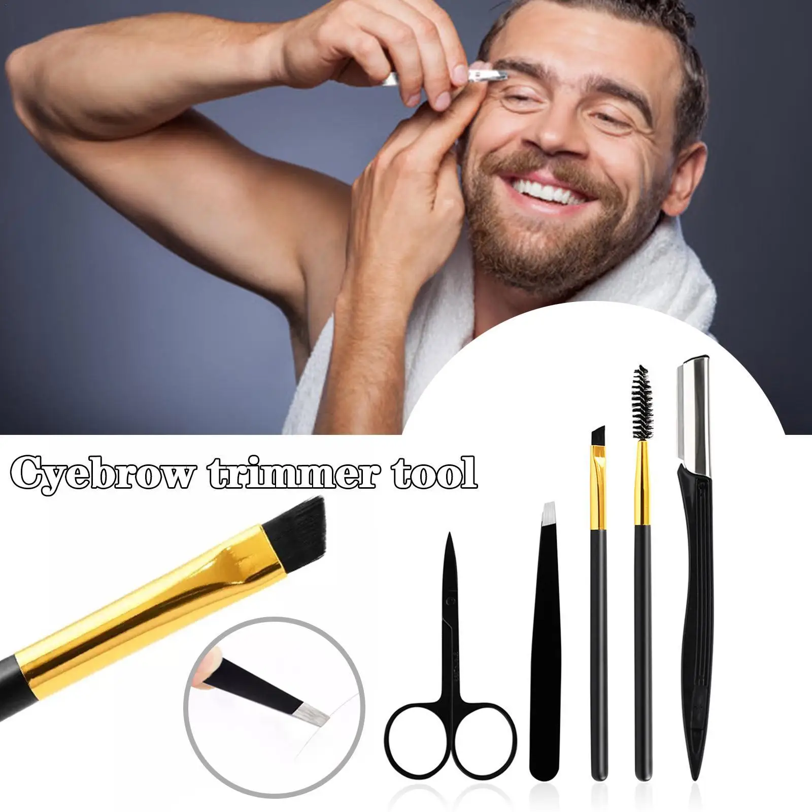 5 PCS/SET Eyebrow Trimmer Set Foldable Eyebrow Trimming Set Eyebrow Tweezers for Women Eyebrow Razor Makeup Tools for Eyebrows
5 PCS/SET Eyebrow Trimmer Set Foldable Eyebrow Trimming Set Eyebrow Tweezers for Women Eyebrow Razor Makeup Tools for Eyebrows