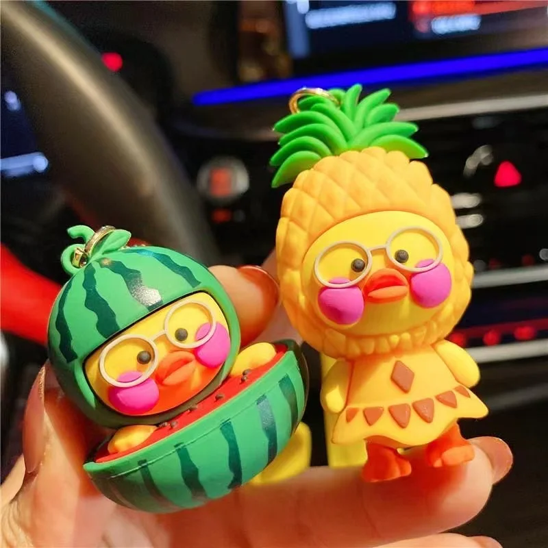 Keychain Silicone Pendant Animal Doll Key Chain Couple Backpack Pendant Key Chain Keyrin Cartoon Lalafanfan Fruit Duck Pineapple
Keychain Silicone Pendant Animal Doll Key Chain Couple Backpack Pendant Key Chain Keyrin Cartoon Lalafanfan Fruit Duck Pineapple