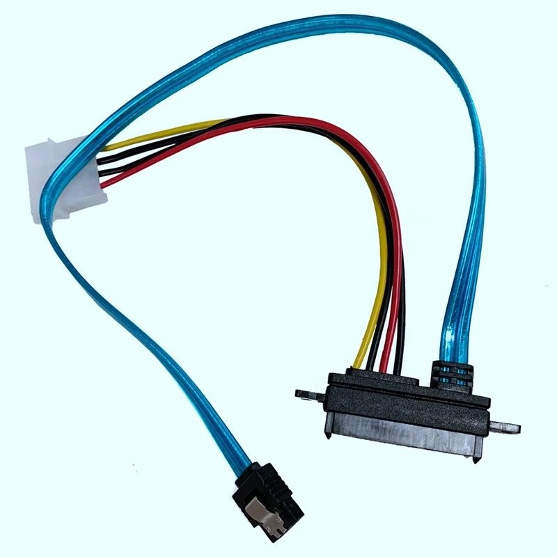 

ABGZ-6Gb/S SATA3 15Pin к SATA 7Pin + IDE Molex 4Pin Power /Data комбинированный кабель для ПК SATA 3,0 SATAIII 6 Гбит/с жесткого диска, SSD