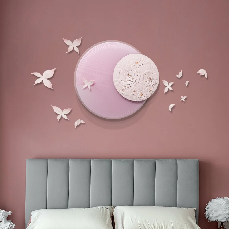 Nordic Resin Pink Butterfly Round Plate Wall Painting Office Store Club Wall Mural Crafts Home Livingroom Wall Sticker Ornaments
Nordic Resin Pink Butterfly Round Plate Wall Painting Office Store Club Wall Mural Crafts Home Livingroom Wall Sticker Ornaments